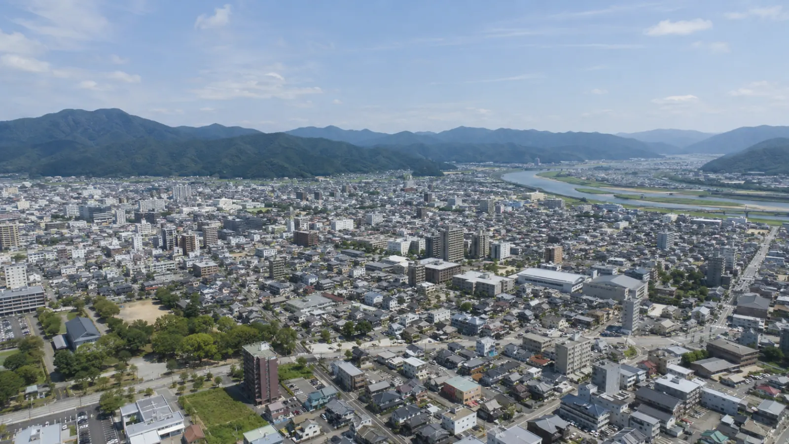 福井県の街並み